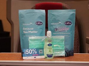 Asyik! Penumpang Garuda Indonesia Dapat Perlengkapan Kesehatan saat Terbang