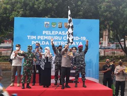 Lepas Tim COVID Hunter, Ini Pesan Kapolda Metro-Pangdam Jaya