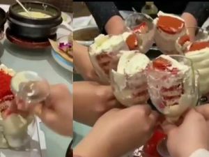 Viral di Instagram, Begini Cara Praktis Potong Kue Pakai Gelas Viral di Instagram, Begini Cara Praktis Potong Kue Pakai Gelas