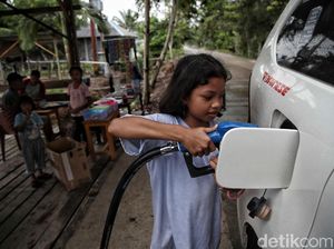 Potret Pom Bensin Mini di Pulau Terluar RI