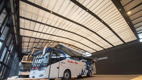 Potret Bus Social Distancing Baru Laksana, Bakal Dipakai PO Sumber Alam