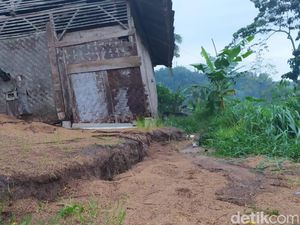 Pergerakan Tanah di Sukabungah Cianjur Meluas, Warga Diminta Waspada