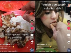 Sweet Banget! Pria Ini Suwir-suwir Ayam dan Suapi Pacarnya