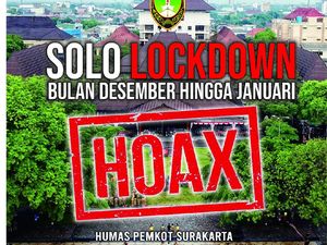 Info Solo Lockdown Sampai Januari: Hoax!
