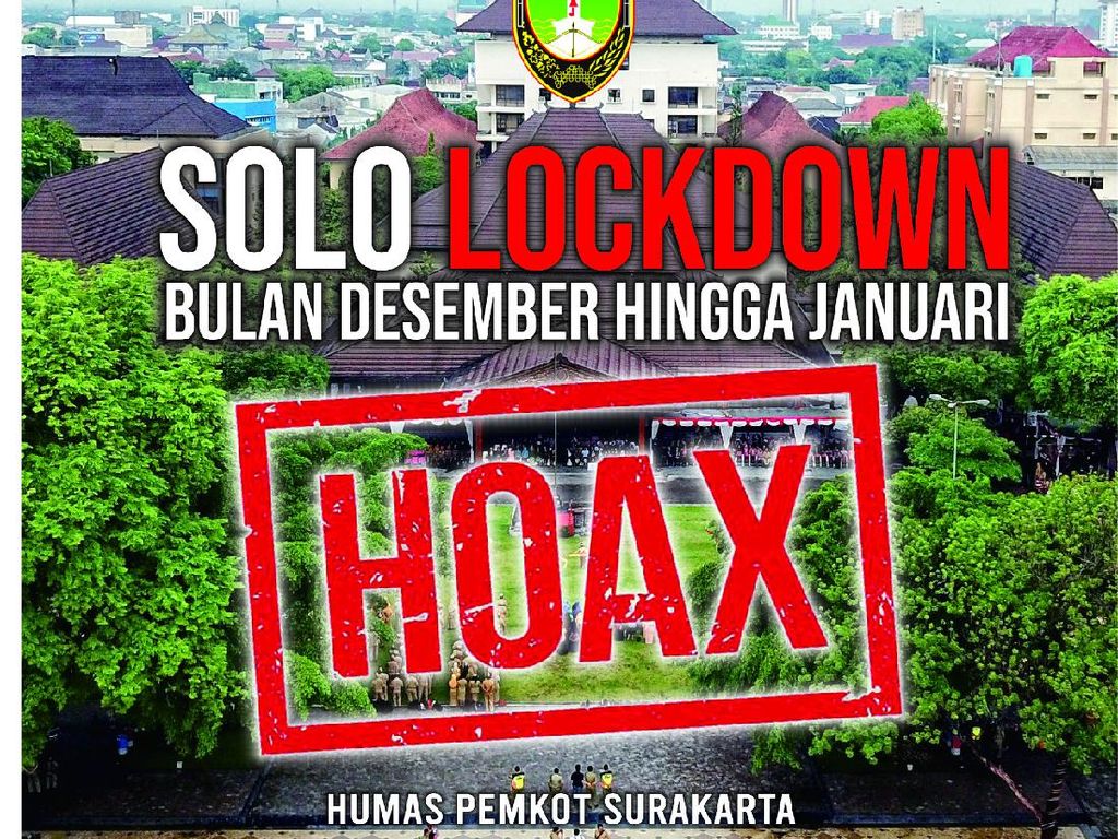 Info Solo Lockdown Sampai Januari: Hoax! Info Solo Lockdown Sampai Januari: Hoax!