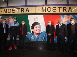 Diego Maradona Diabadikan Jadi Nama Stasiun di Naples