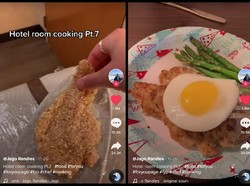 Viral Video Netizen Masak di Kamar Hotel Pakai Setrika hingga Teko Listrik