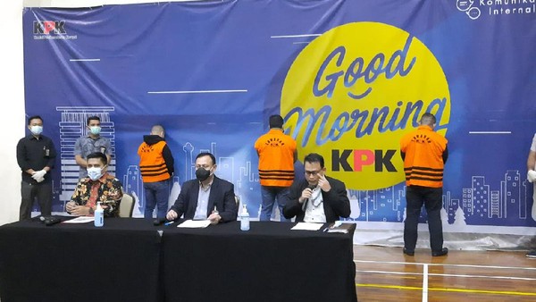 KPK jumpa pers OTT pejabat Kemensos KPK jumpa pers OTT pejabat Kemensos