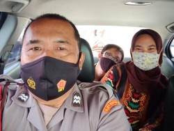 Demi Puaskan Ngidam, Wanita dari Majalengka Ini Ikut Patroli Polisi