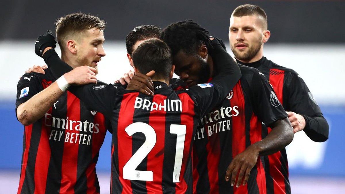 AC Milan kembali meraih kemenangan di Liga Italia. Foto: Getty Images/Marco Luzzani