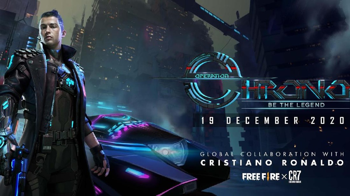 Besok! Saatnya Jadi Cristiano Ronaldo di Game Free Fire. (Foto: dok. Garena Free Fire)