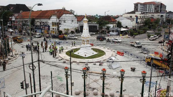 Kawasan Tugu Yogyakarta Dipercantik