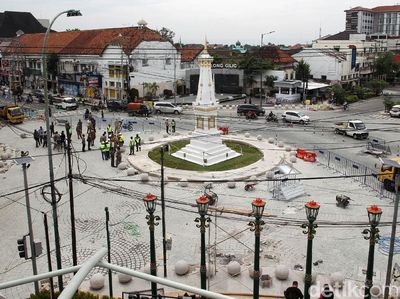 Kawasan Tugu Yogyakarta Dipercantik