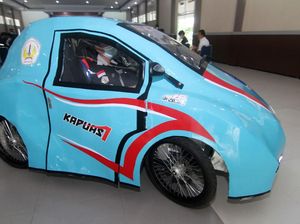 Keren! Ini Mobil Listrik Karya Mahasiswa Pontianak