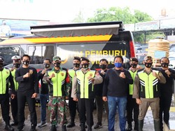 Launching Tim Pemburu COVID-19, Polres Pelabuhan Akan Tegas Tegakkan Prokes