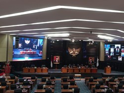 Wagub Riza Patria Hadir Virtual, Paripurna APBD-P DKI 2021 dengan DPRD Dimulai