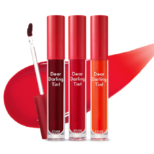 Etude House Dear Darling Water Gel Tint/etude.com Jika kamu ingin mewarnai bibir dengan lip tint tanpa khawatir bibir kering, gunakan lip tint Etude House Dear Darling Water Gel Tint.