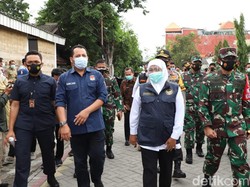 Cek Kesiapan TPS, Khofifah Harap Pilkada Tak Jadi Klaster Baru COVID-19