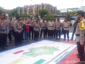 5.375 Petugas Gabungan Diterjunkan Agar Pilbup Tuban Berjalan Kondusif