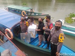 Polisi Cek Kesiapan Pilkada di Tiga Daerah Terpencil di Sidoarjo