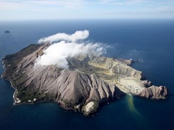 Gunung Berapi di Selandia Baru Erupsi, Penerbangan Dibatalkan