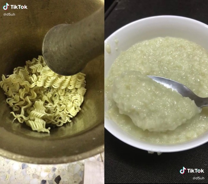 Teh Pakai Nasi Hingga Bubur Mie, Ini Kreasi Sarapan Asing orang yang suka berkreasi menghasilkan suguhan sarapan gila Teh Pakai Nasi Hingga Bubur Mie, Ini Kreasi Sarapan Asing