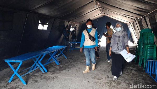 TPS Pilkada di Boyolali Didirikan di Lokasi Pengungsian Merapi