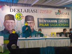 Pesan Airin ke Benyamin-Pilar Usai Menang Pilkada Tangsel Versi Quick Count Pesan Airin ke Benyamin-Pilar Usai Menang Pilkada Tangsel Versi Quick Count