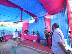 Pantau Pencoblosan di TPS, Andre Rosiade Sebut Prokes Berjalan Baik