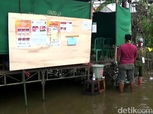 Banjir Terjang 93 TPS di Kota Pekalongan
