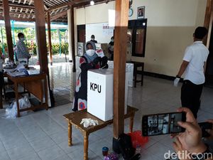 Nyoblos di Wonosari, Bupati Gunungkidul Berharap Tak Ada Klaster Pilkada