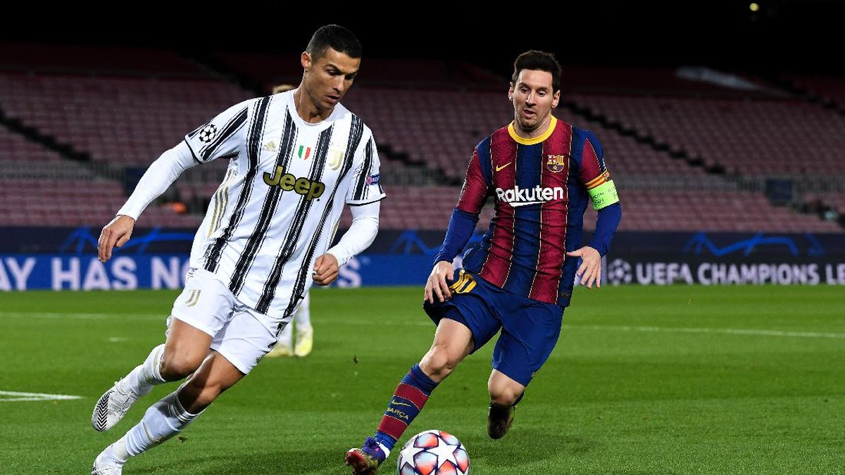 Ronaldo dan Messi. (Foto: Getty Images/David Ramos)