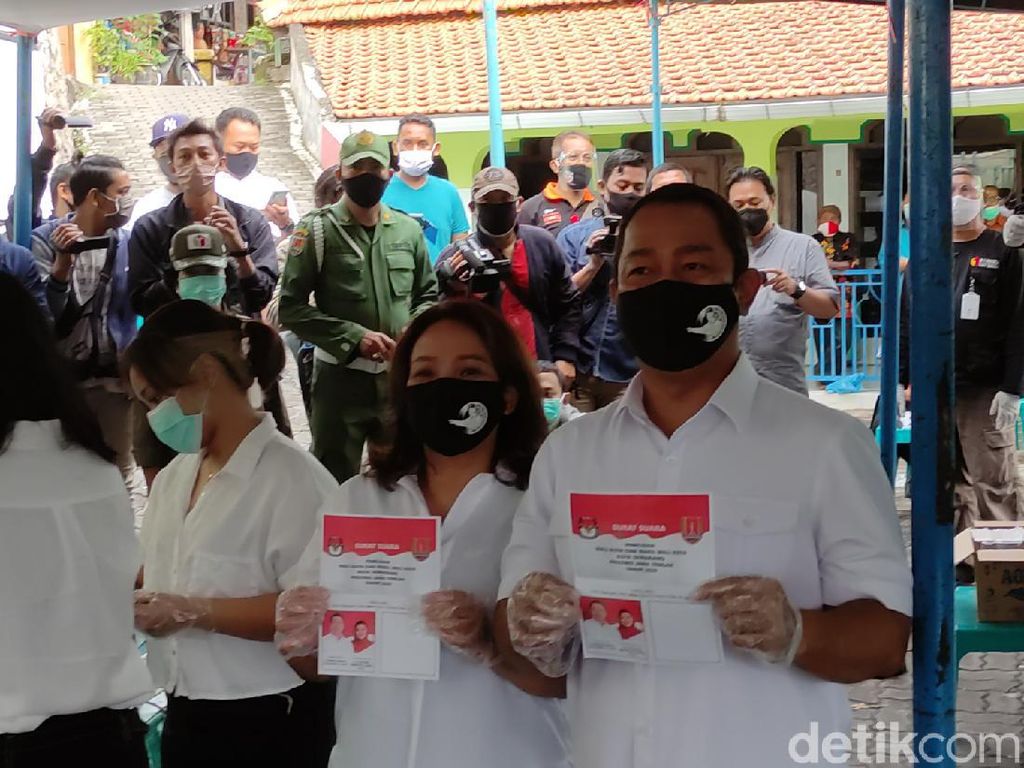 Hendi Nyoblos Lawan Kotak Kosong di Pilkada Semarang: Bismillah