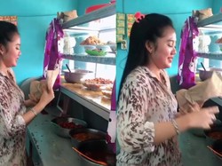 Penjual Warteg Cantik Ini Disebut Netizen Via Vallen Kedua