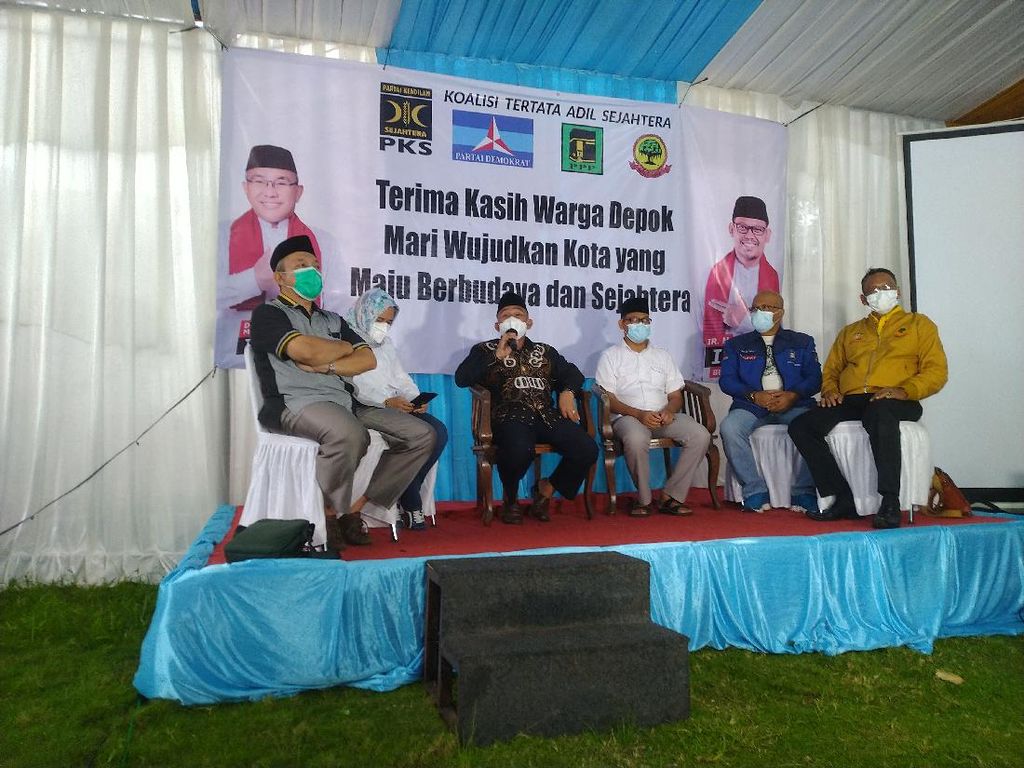 Pilkada Depok, Idris-Imam Klaim Menang 55,57% Versi Real Count PKS Pilkada Depok, Idris-Imam Klaim Menang 55,57% Versi Real Count PKS