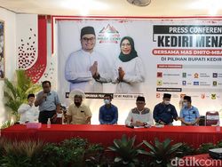Hitung Cepat Sementara Pilkada Kediri: Dhito-Dewi 76,54%, Kotak Kosong 23,45%
