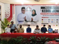 Hitung Cepat Sementara Pilkada Kediri: Dhito-Dewi 76,54%, Kotak Kosong 23,45%