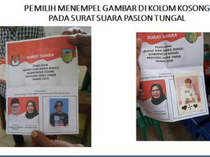 Ada-ada Saja! Surat Suara Calon Tunggal Pilkada Ditempeli Foto Artis K-Pop