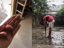 Wow! Pria Ini Berhentikan Hujan Pakai Bumbu Dapur