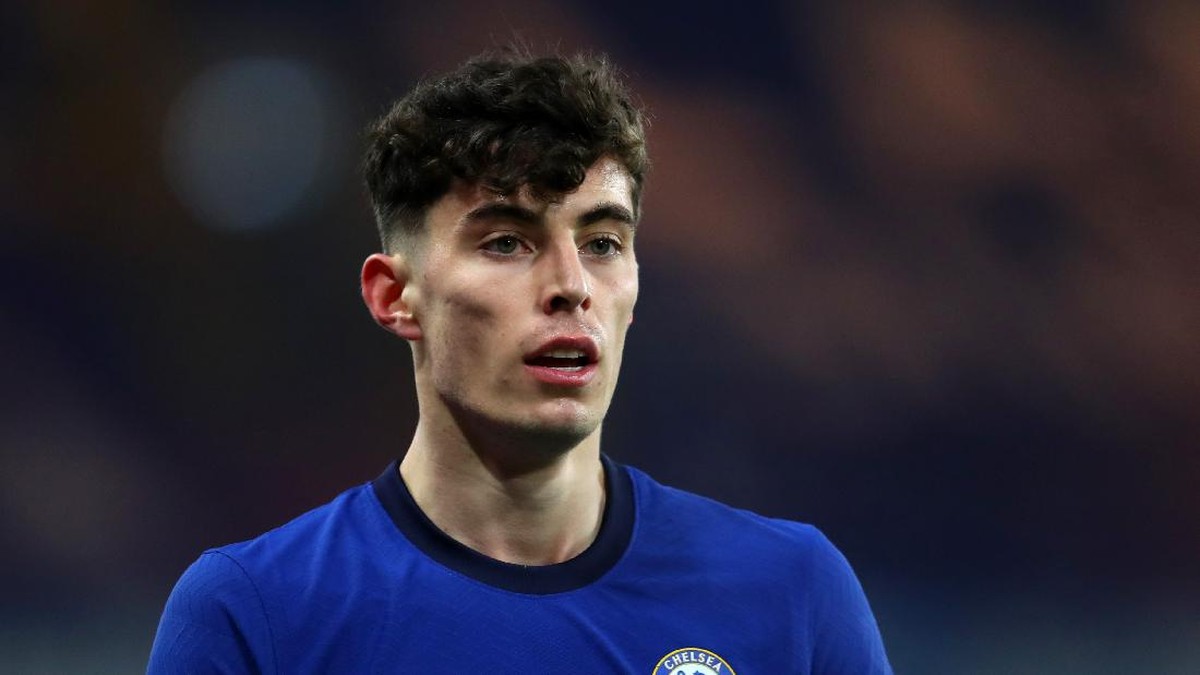 Kai Havertz cuma main enam menit saat Chelsea mengalahkan West Ham 3-0, tadi malam. (Foto: Getty Images/Catherine Ivill)
