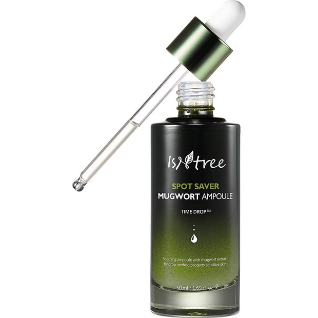 Isntree Spot Saver Mugwort Ampoule diklaim mampu mengatasi kulit berjerawat/shoope.co.id
