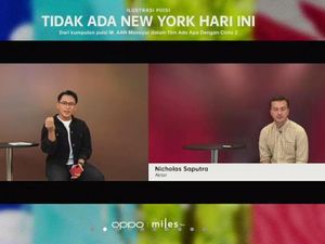 Nicholas Saputra Baca Puisi di Animasi Ilustrasi Tidak Ada New York Hari Ini Nicholas Saputra Baca Puisi di Animasi Ilustrasi Tidak Ada New York Hari Ini