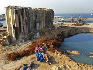 Nasib Gudang yang Hancur Akibat Ledakan di Lebanon Nasib Gudang yang Hancur Akibat Ledakan di Lebanon