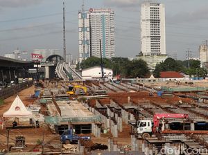 Pembangunan Depo LRT Jabodebek Terus Dikebut