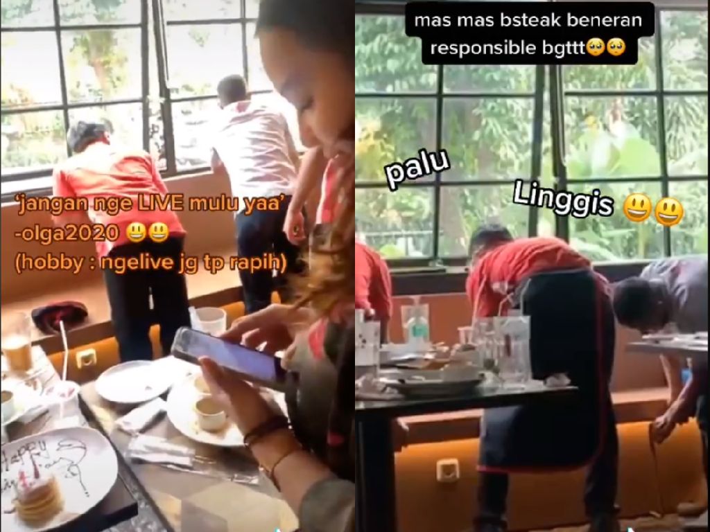 Live Instagram saat Makan di Restoran, Selebgram Ini Bikin Repot Pelayan Live Instagram saat Makan di Restoran, Selebgram Ini Bikin Repot Pelayan
