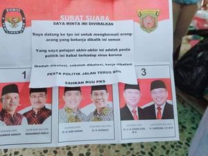 Viral Surat Suara Pesta Politik Kebal Corona, Ini Kata KPU Samarinda Viral Surat Suara Pesta Politik Kebal Corona, Ini Kata KPU Samarinda