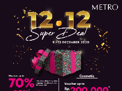 Promo 12.12, Serbu Diskon Hingga 70% Metro Department Store