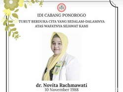 Dokter RS di Ponorogo Meninggal Positif COVID-19 Hamil Tujuh Bulan