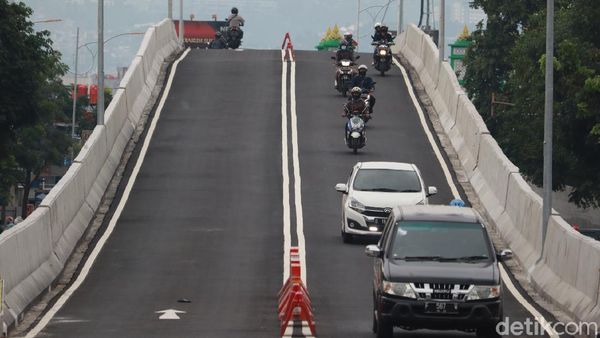 Flyover Jalan Laswi-Pelajar Pejuang Mulai Diuji Coba