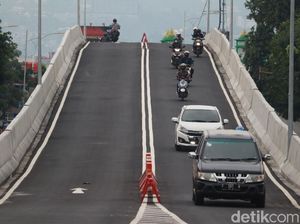 Flyover Jalan Laswi-Pelajar Pejuang Mulai Diuji Coba